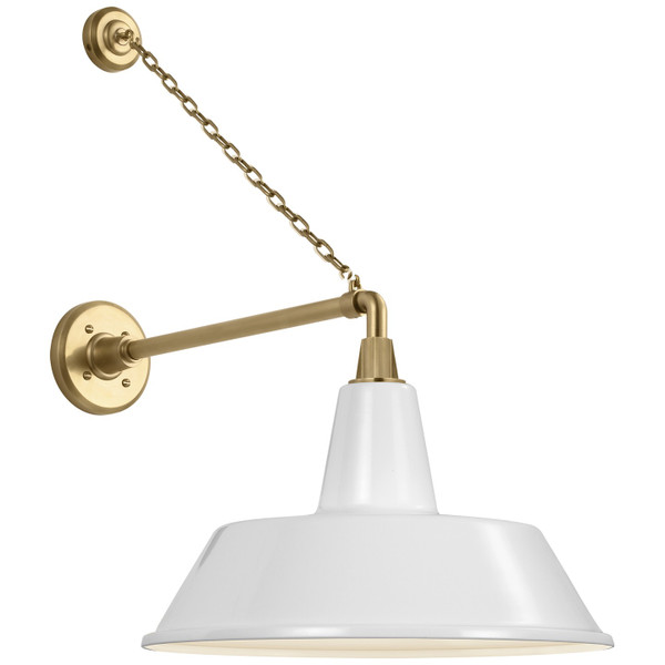 manufacturer_finish:Hand-Rubbed Antique Brass|manufacturer_glass:16 White Bowers Shade