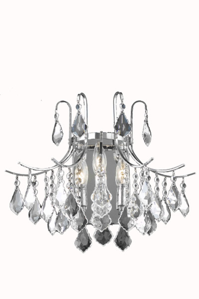 Elegant Lighting - LD8100W16C - Three Light Wall Sconce - Amelia - Chrome