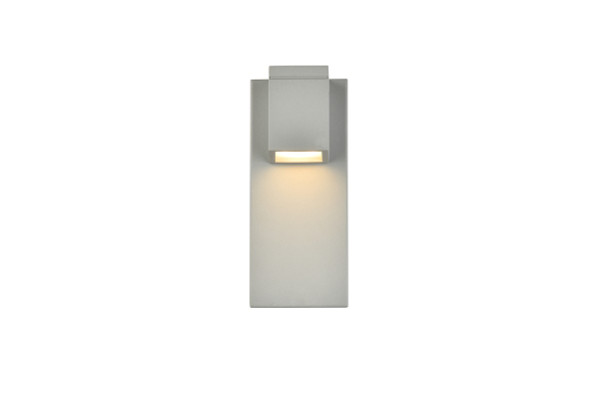 Elegant Lighting - LDOD4007S - LED Outdoor Wall Lamp - Raine - Silver