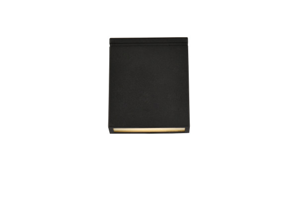 Elegant Lighting - LDOD4023BK - LED Outdoor Wall Lamp - Raine - black