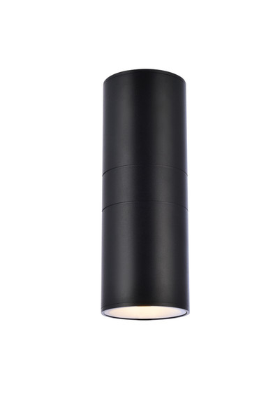 Elegant Lighting - LDOD4040BK - Outdoor Wall Mount - Raine - black