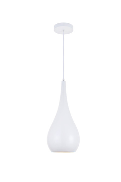 Elegant Lighting - LDPD2002WH - One Light Pendant - Nora - White