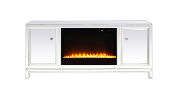 Elegant Lighting - MF701WH-F2 - TV Stand - Reflexion - white