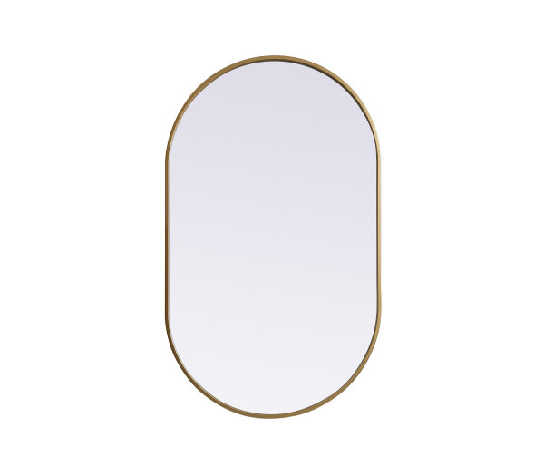 Elegant Lighting - MR2A2440BRS - Mirror - Asha - Brass