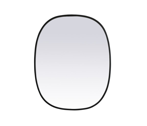 Elegant Lighting - MR2B2430BLK - Mirror - Brynn - Black
