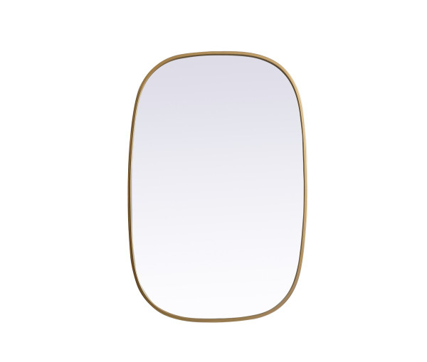 Elegant Lighting - MR2B2436BRS - Mirror - Brynn - Brass