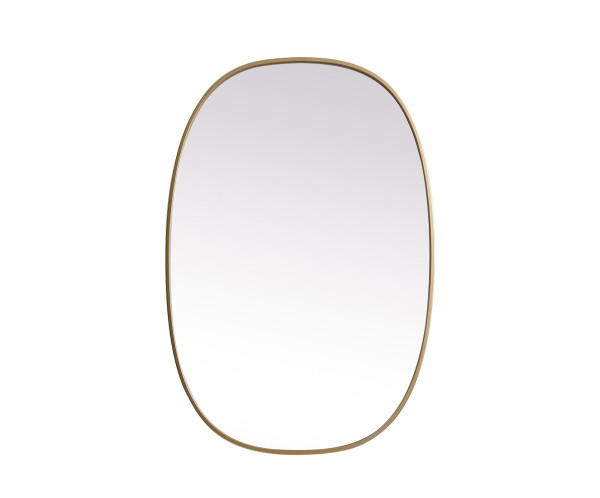 Elegant Lighting - MR2B2740BRS - Mirror - Brynn - Brass