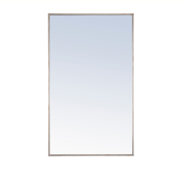 Elegant Lighting - MR4076S - Mirror - Monet - Silver