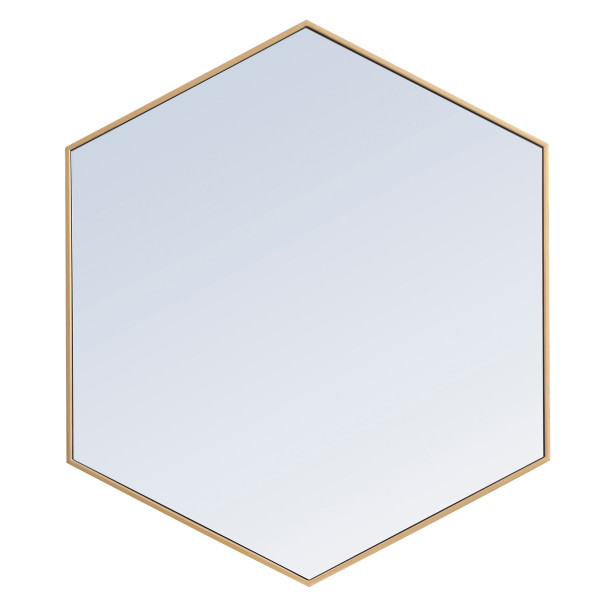 Elegant Lighting - MR4541BR - Mirror - Decker - Brass