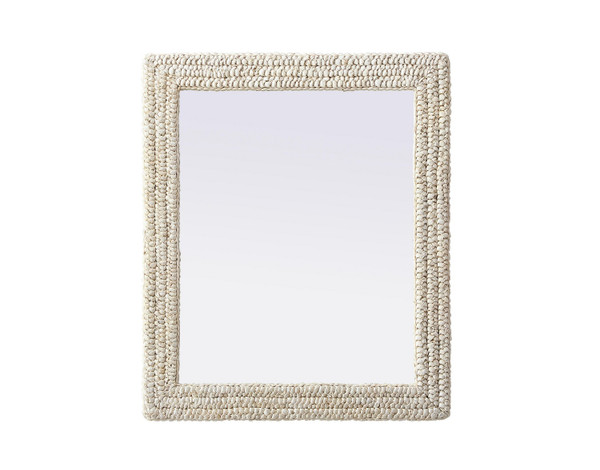 Elegant Lighting - MR4A3036LN - Mirror - Marlowe - Linen White