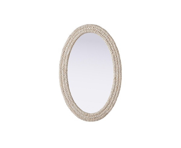Elegant Lighting - MR4C2742LN - Mirror - Marlowe - Linen White