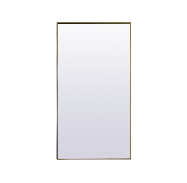 Elegant Lighting - MR4FL3672BR - Mirror - Eternity - Brass