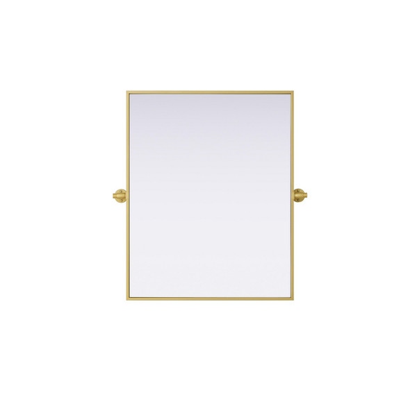 Elegant Lighting - MR6H2430BRA - Mirror - Amoura - Brass