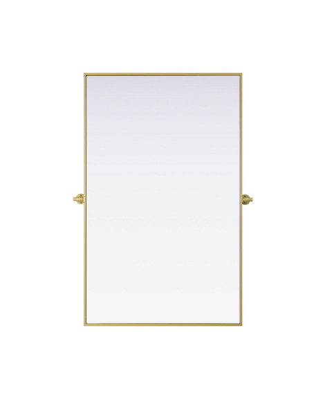 Elegant Lighting - MR6H4830BRA - Mirror - Amoura - Brass