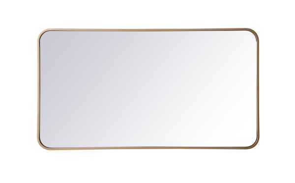 Elegant Lighting - MR802240BR - Mirror - Evermore - Brass