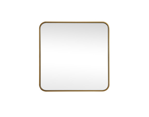 Elegant Lighting - MR802424BR - Mirror - Evermore - Brass