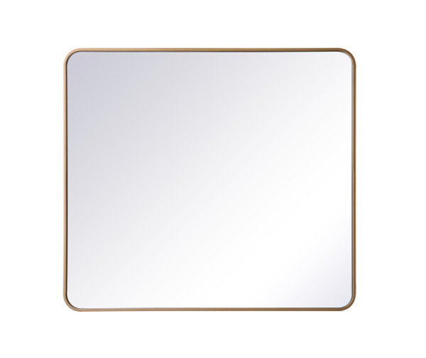 Elegant Lighting - MR803640BR - Mirror - Evermore - Brass