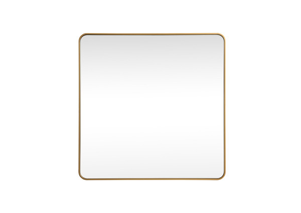 Elegant Lighting - MR804848BR - Mirror - Evermore - Brass
