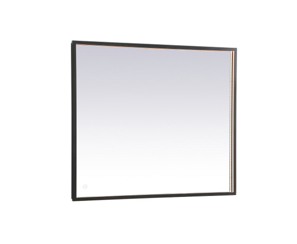 Elegant Lighting - MRE63036BK - LED Mirror - Pier - Black