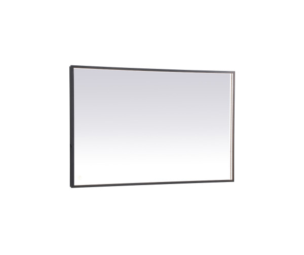 Elegant Lighting - MRE63048BK - LED Mirror - Pier - Black