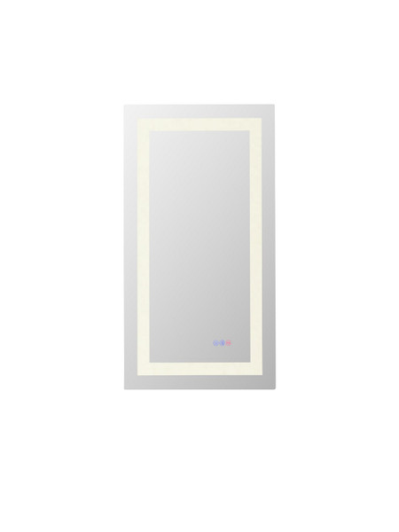Elegant Lighting - MRE81836 - LED Mirror - Riven - white