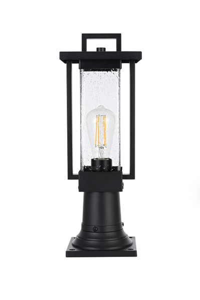 Elegant Lighting - OD319P18BK - One Light Outdoor Post Mount - Tilton - Black