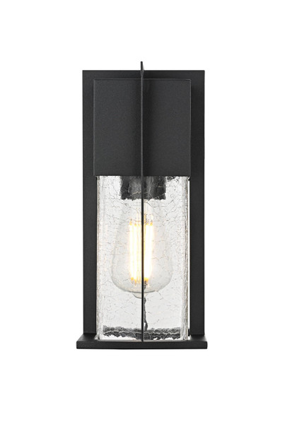 Elegant Lighting - OD340W12BK - One Light Outdoor Wall Sconce - Janney - Black