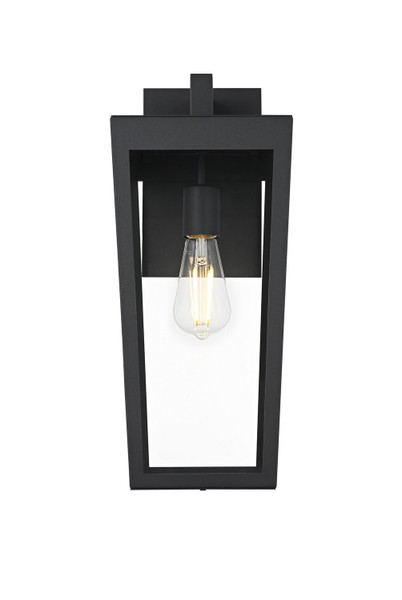 Elegant Lighting - OD405W18BK - One Light Outdoor Wall Sconce - William - Black