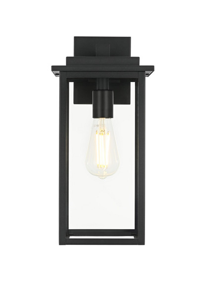 Elegant Lighting - OD50126W15BK - One Light Outdoor Wall Sconce - Kaysen - Black