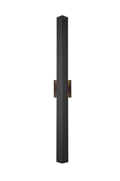 Elegant Lighting - OD505W38BK - LED Outdoor Wall Sconce - Troy - Black