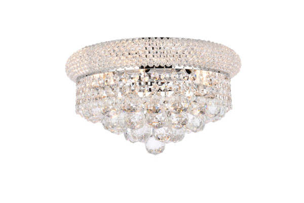 Elegant Lighting - V1800F14C/RC - Six Light Flush Mount - Primo - Chrome