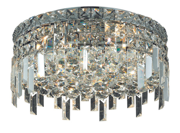 Elegant Lighting - V2031F16C/RC - Five Light Flush Mount - Maxime - Chrome