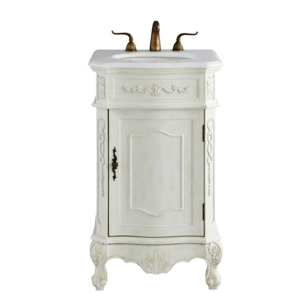Elegant Lighting - VF10121AW-VW - Single Bathroom Vanity - Danville - Antique white