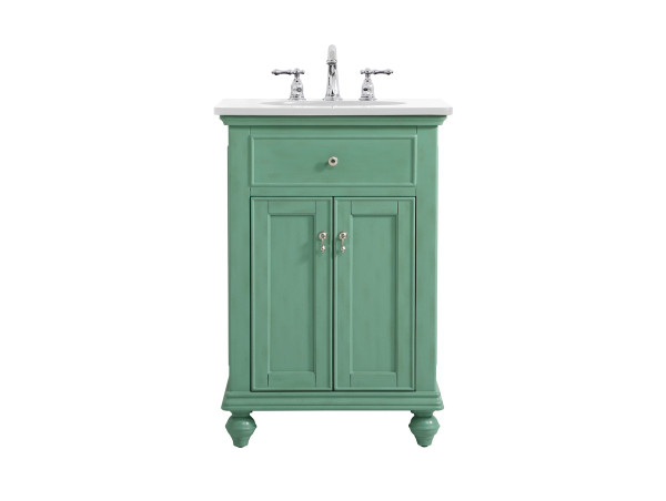 Elegant Lighting - VF12324VM-VW - Single Bathroom Vanity - Otto - Vintage mint
