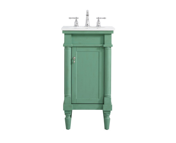 Elegant Lighting - VF13018VM-VW - Single Bathroom Vanity - Lexington - Vintage mint