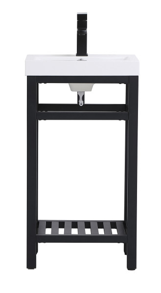 Elegant Lighting - VF14018BK - Single Bathroom Vanity - Raya - black