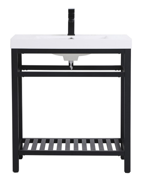 Elegant Lighting - VF14030BK - Single Bathroom Vanity - Raya - black
