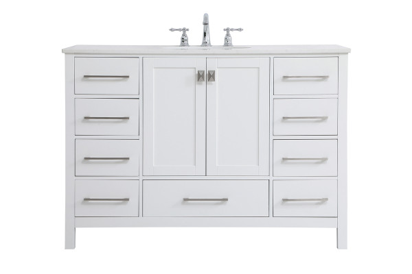 Elegant Lighting - VF18848WH - Single Bathroom Vanity - Irene - White