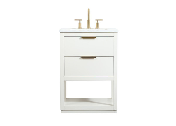Elegant Lighting - VF19224WH - Vanity Sink Set - Larkin - white