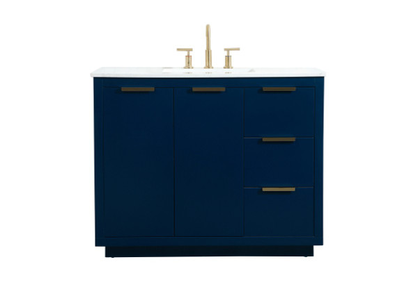Elegant Lighting - VF19442BL - Vanity Sink Set - Blake - blue