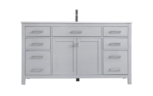 Elegant Lighting - VF23360GR - SIngle Bathroom Vanity - Lewis - Grey