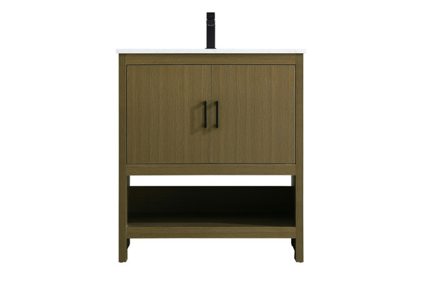 Elegant Lighting - VF25230MCB - Bathroom Vanity - Ira - Chestnut Brown