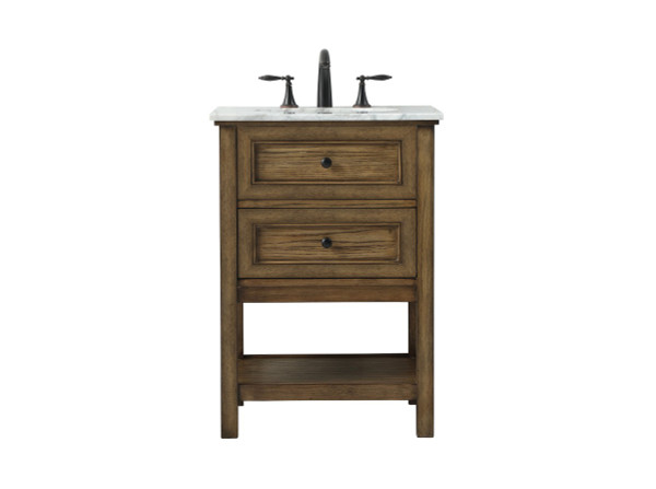 Elegant Lighting - VF27024DW - Single Bathroom Vanity - Metropolis - driftwood
