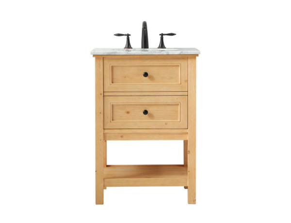 Elegant Lighting - VF27024NW - Single Bathroom Vanity - Metropolis - natural wood
