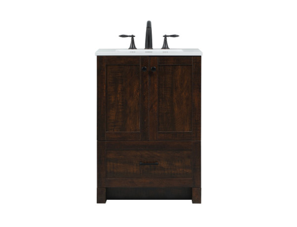 Elegant Lighting - VF2824EX - Single Bathroom Vanity - Soma - expresso