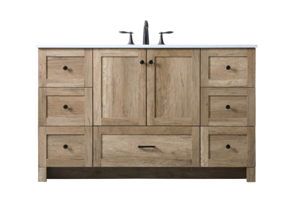 Elegant Lighting - VF2854NT - SIngle Bathroom Vanity - Soma - Natural Oak