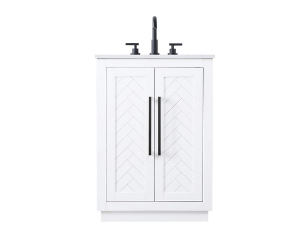 Elegant Lighting - VF29024WH - Bathroom Vanity - Chase - White