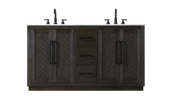 Elegant Lighting - VF29060DCO - Bathroom Vanity - Chase - Chocolate Oak