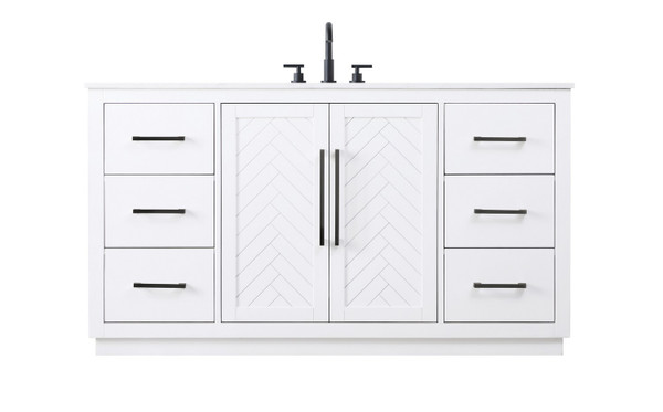 Elegant Lighting - VF29060WH - Bathroom Vanity - Chase - White