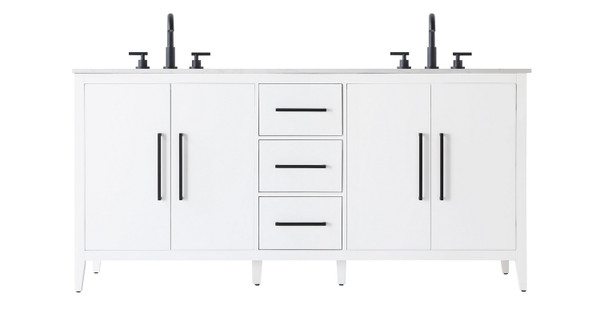 Elegant Lighting - VF29372DWH - Bathroom Vanity - Millie - White